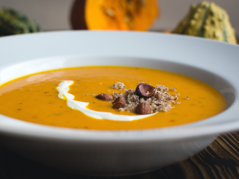 4.	Autumn pumpkin soup